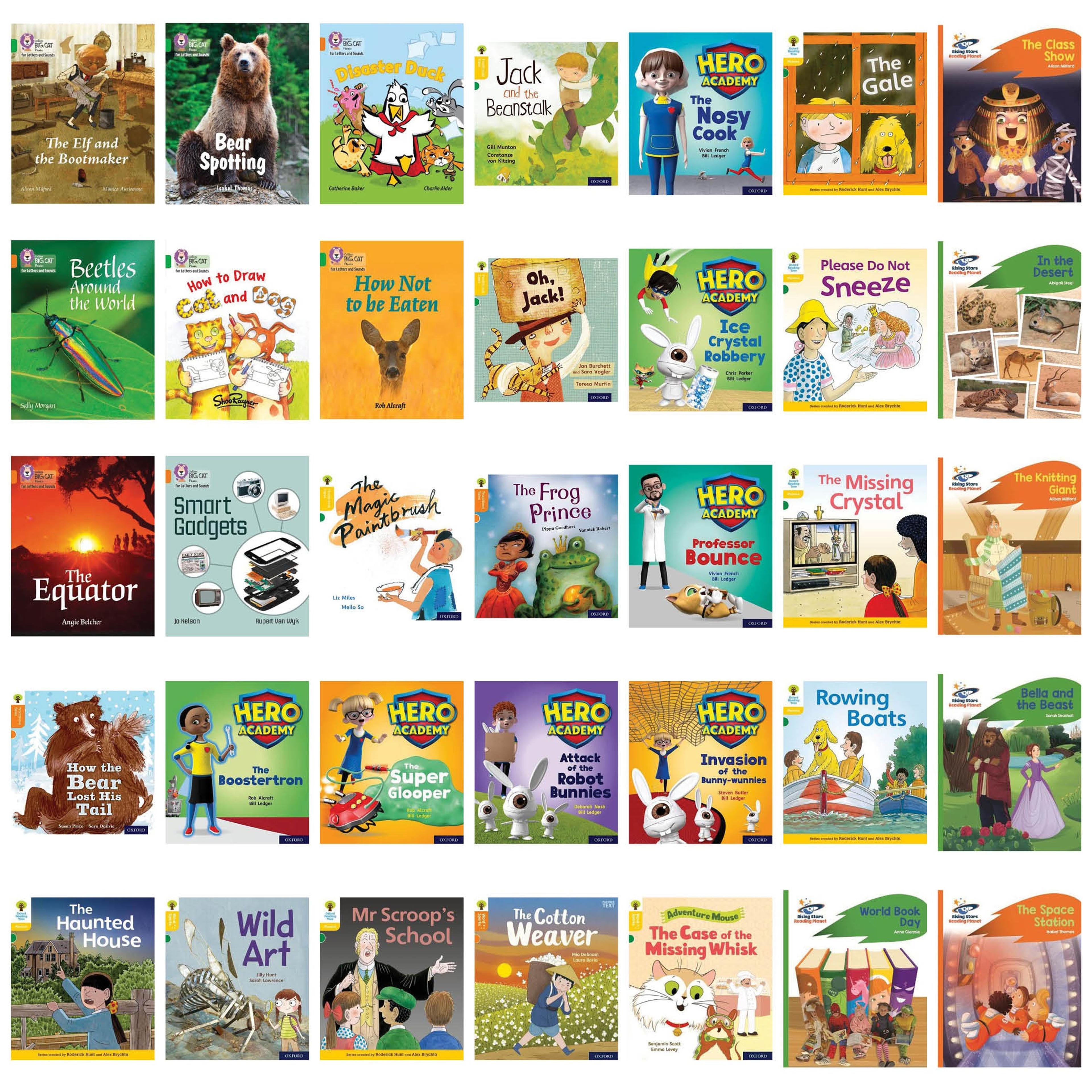 Badger Learning Phonics Phase 5 Book Pack - Pack of 35