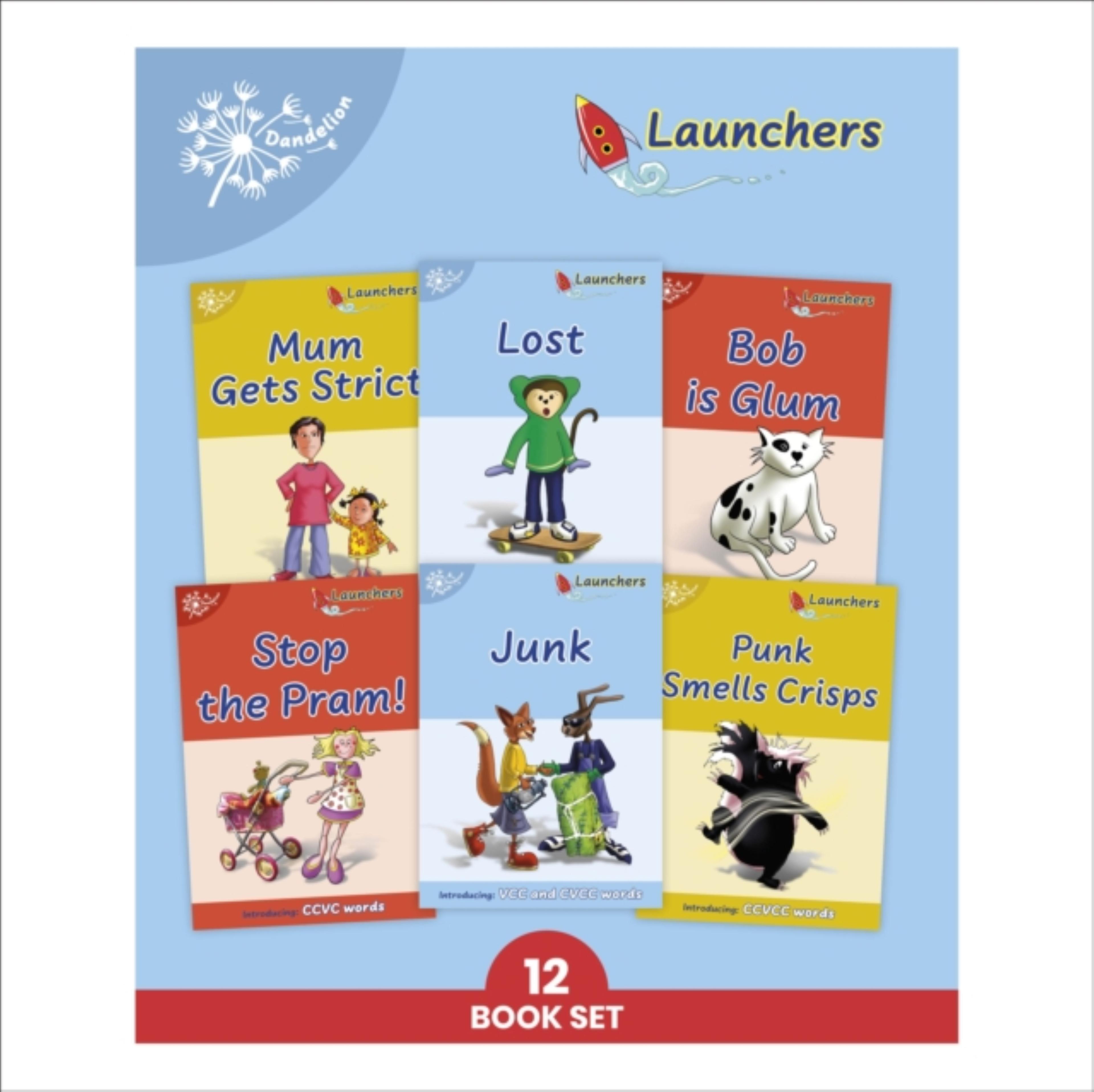 Dandelion Launchers Decodable Phonics Books - Units 8-10