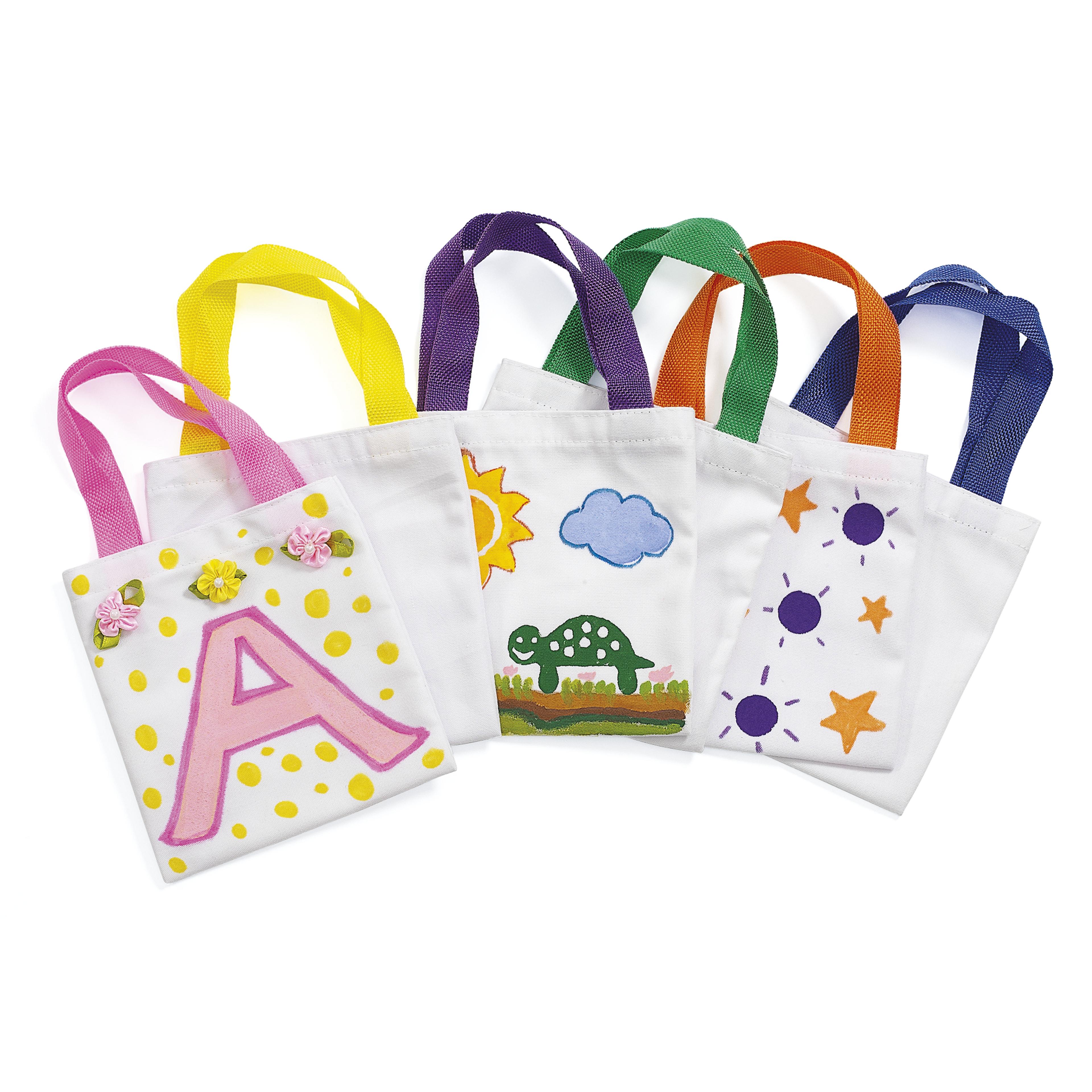 Mini Canvas Tote Bag - Pack of 24