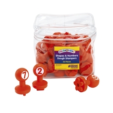 Shapes & Numbers Dough Stampers - Pack of 26