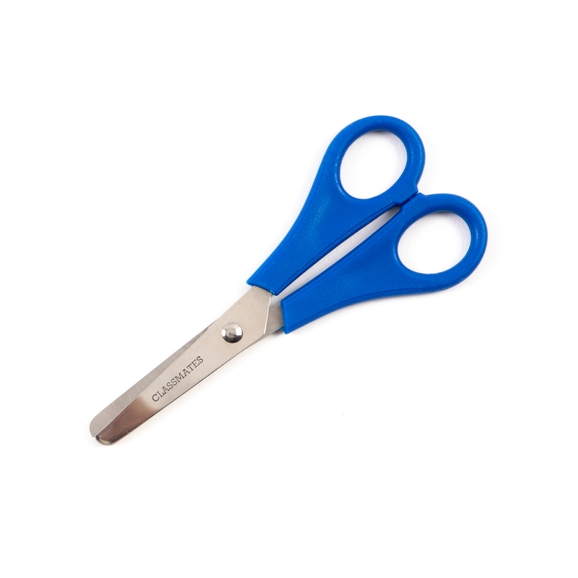 School Scissors, L: 14 cm, Rund, Right, 1 pc