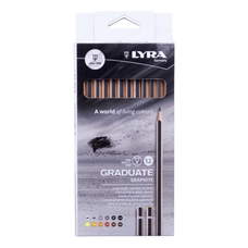 Lyra Graduate Graphite Pencils - Pack of 12