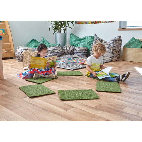 G1625890 - Grass Style Sensory Play Tray Mat from Hope Education