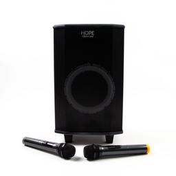 Portable PA System with 2 Wireless Mics from Hope Education