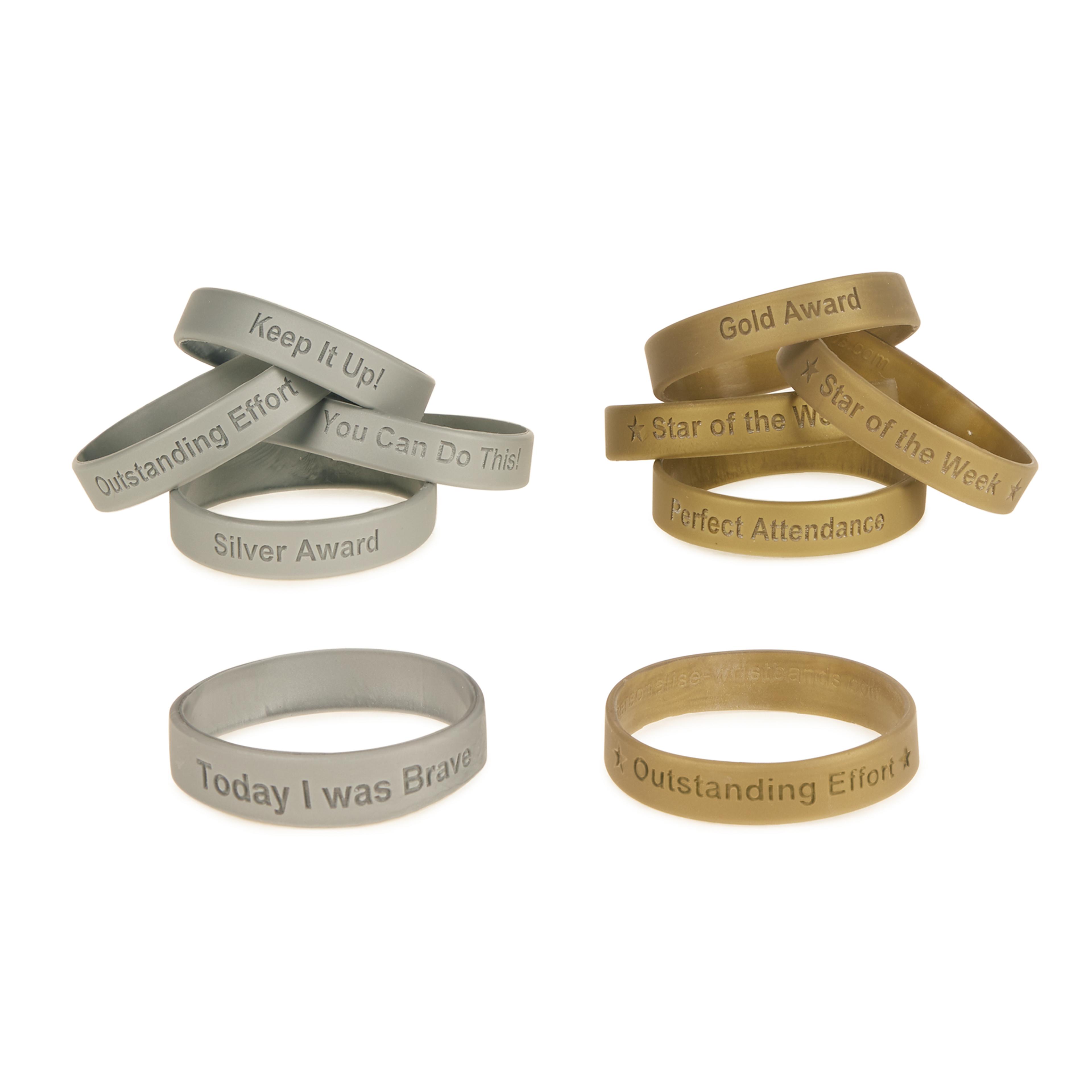 Personalised Wristbands- Silver 