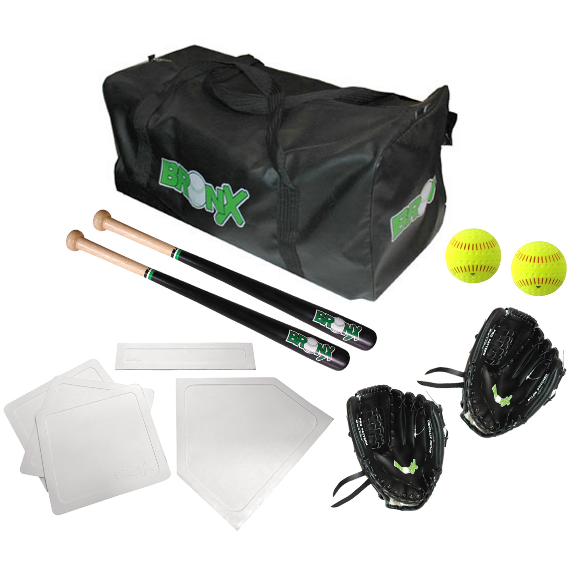 PSBP10916 Bronx Baseball Starter Set 4 Player Davies Sports