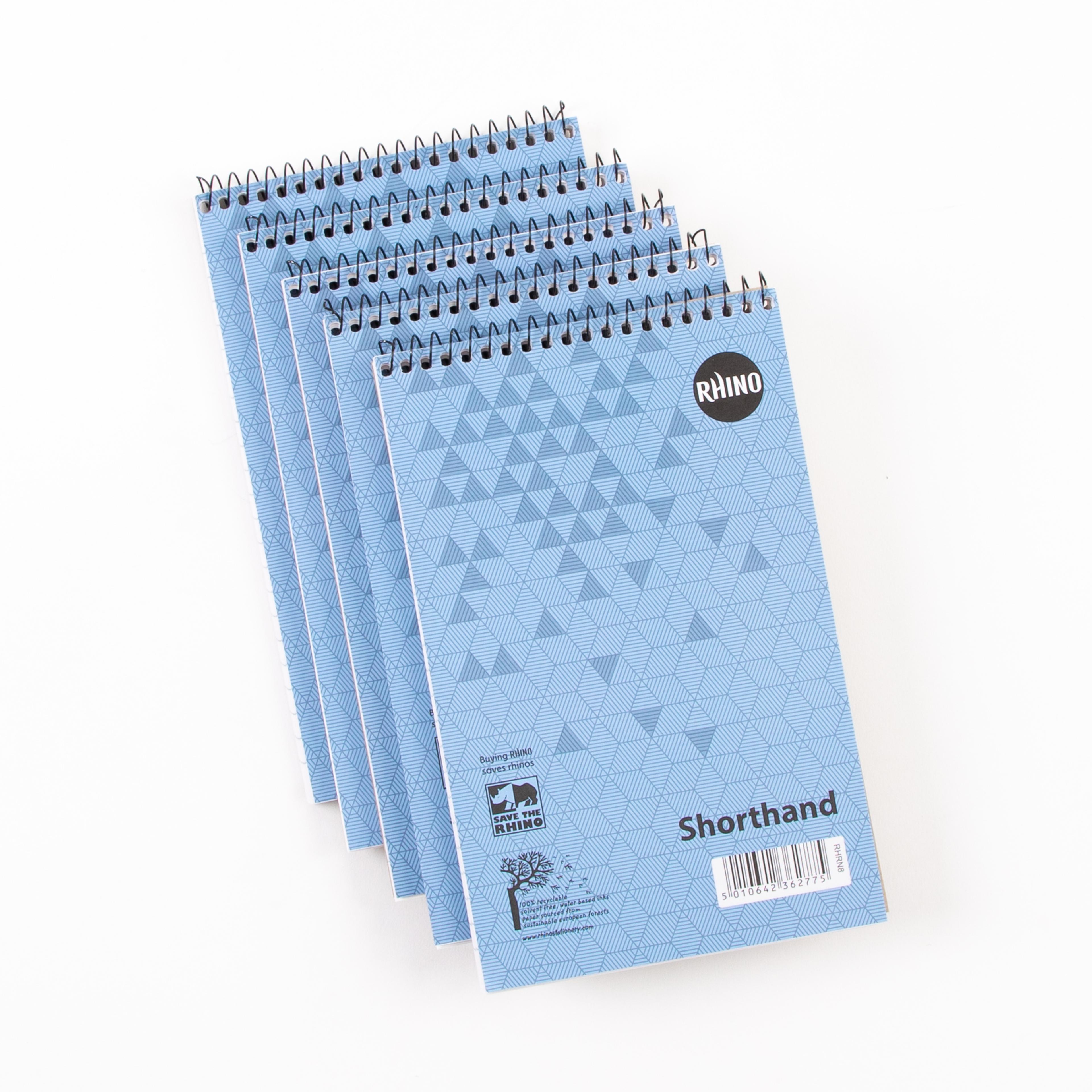 RHINO Shorthand Notebook - 200 x 127mm - Pack of 10