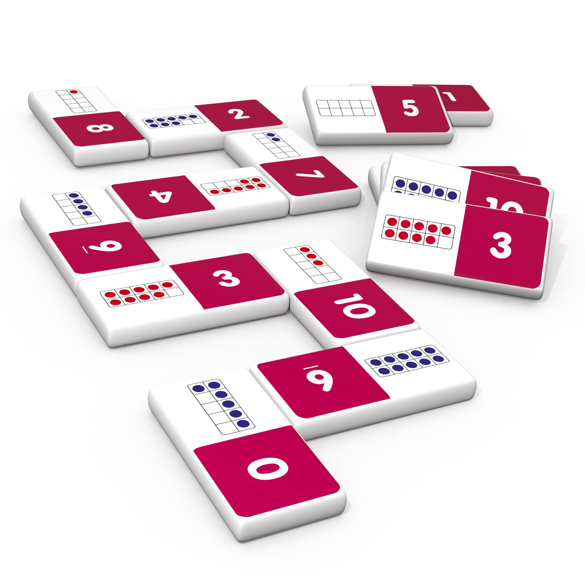 G1820890 - Junior Learning Ten Frame Dominoes | GLS Educational Supplies