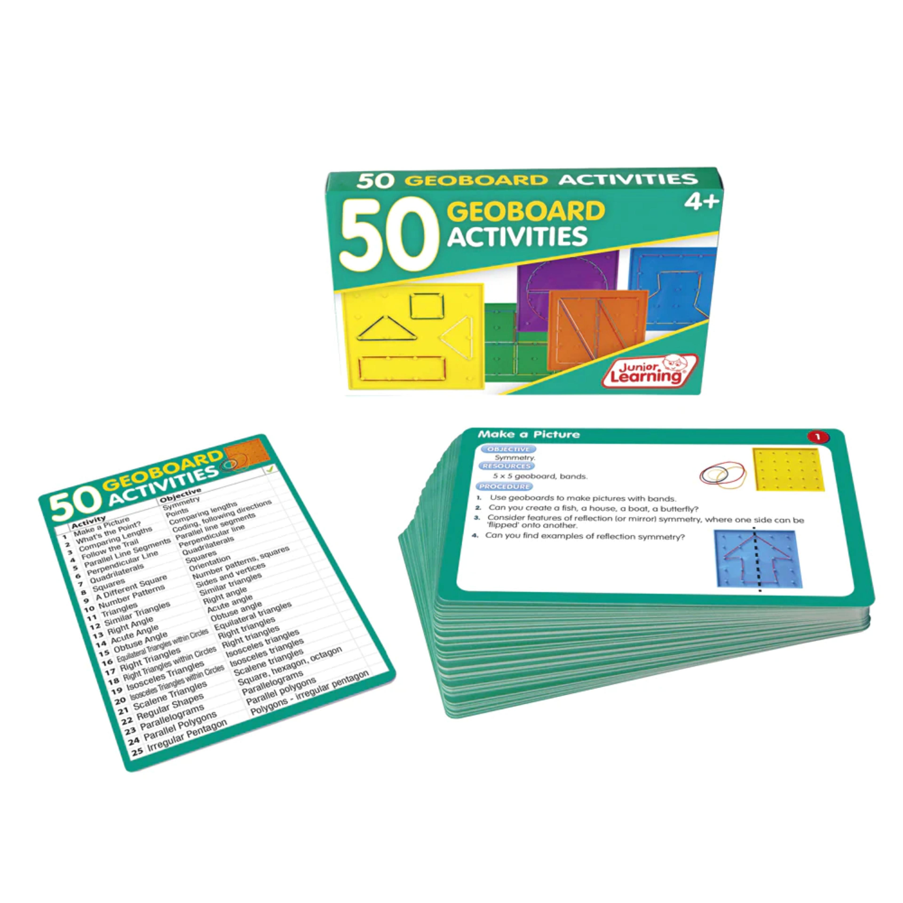 Junior Learning 50 Geoboard Activities