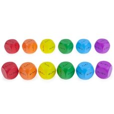 Times Tables Cubes from Hope Education - Pack of 12