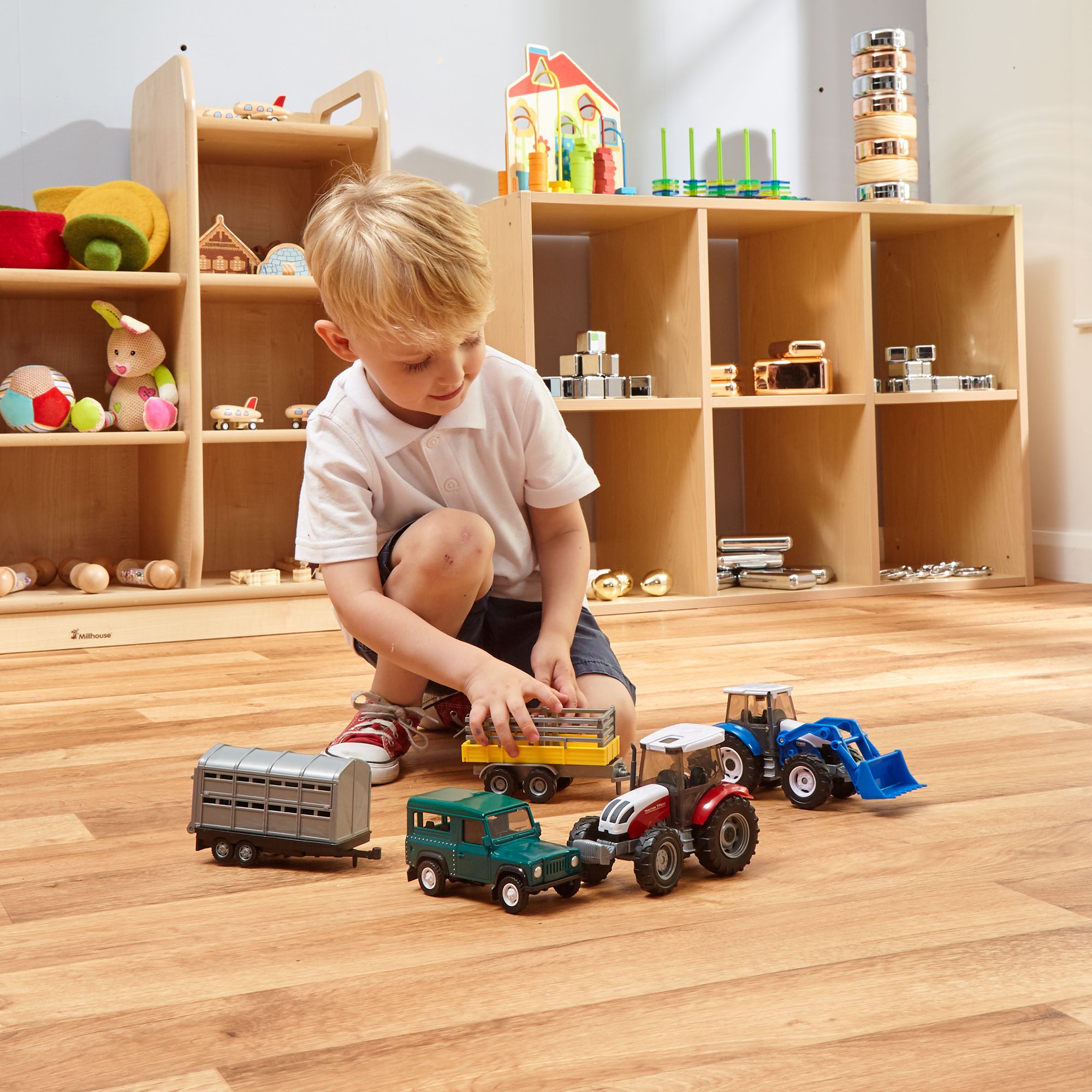 Large Farm Vehicles Set Of 3