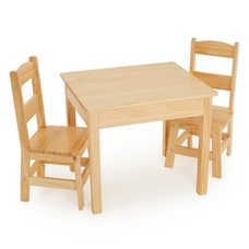 Role Play Wooden Table and Chairs Set