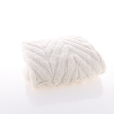 Plush Blanket with Embossing - Cream from Hope Education