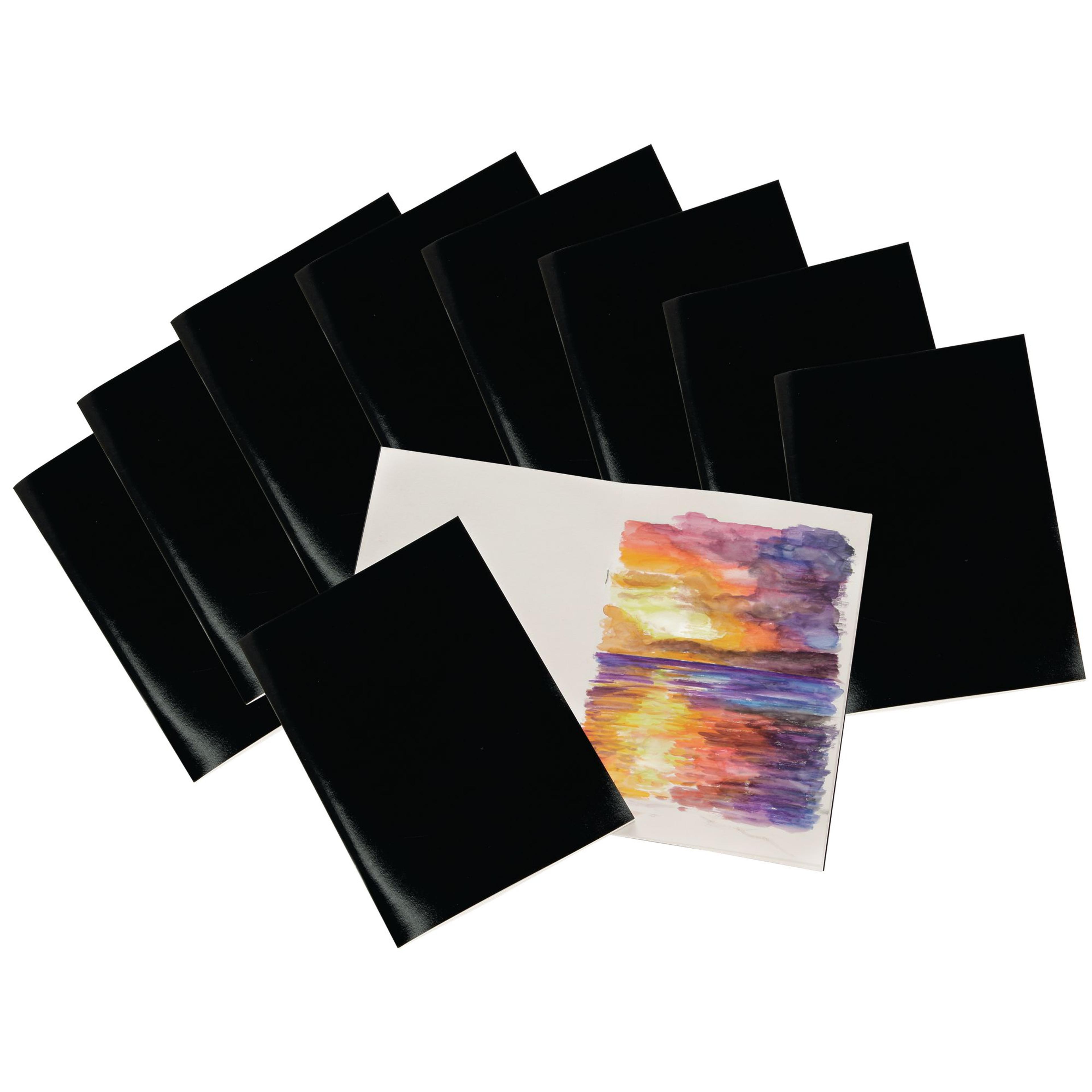 Laminated Stapled Sketchbooks - A3 - Pack of 10