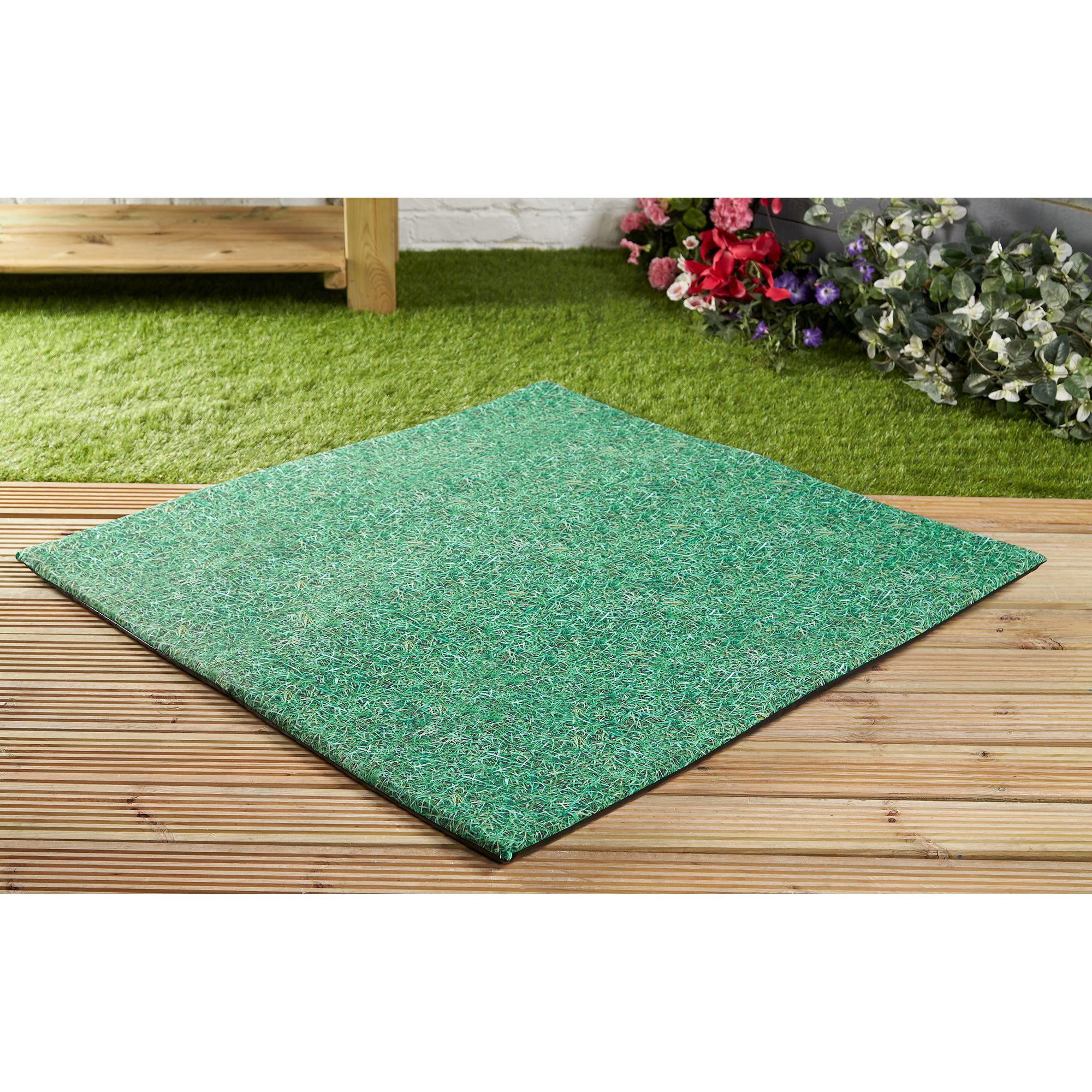 Indoor-outdoor Mat Grass Design