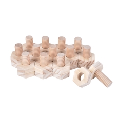 Wooden Nuts and Bolts from Hope Education