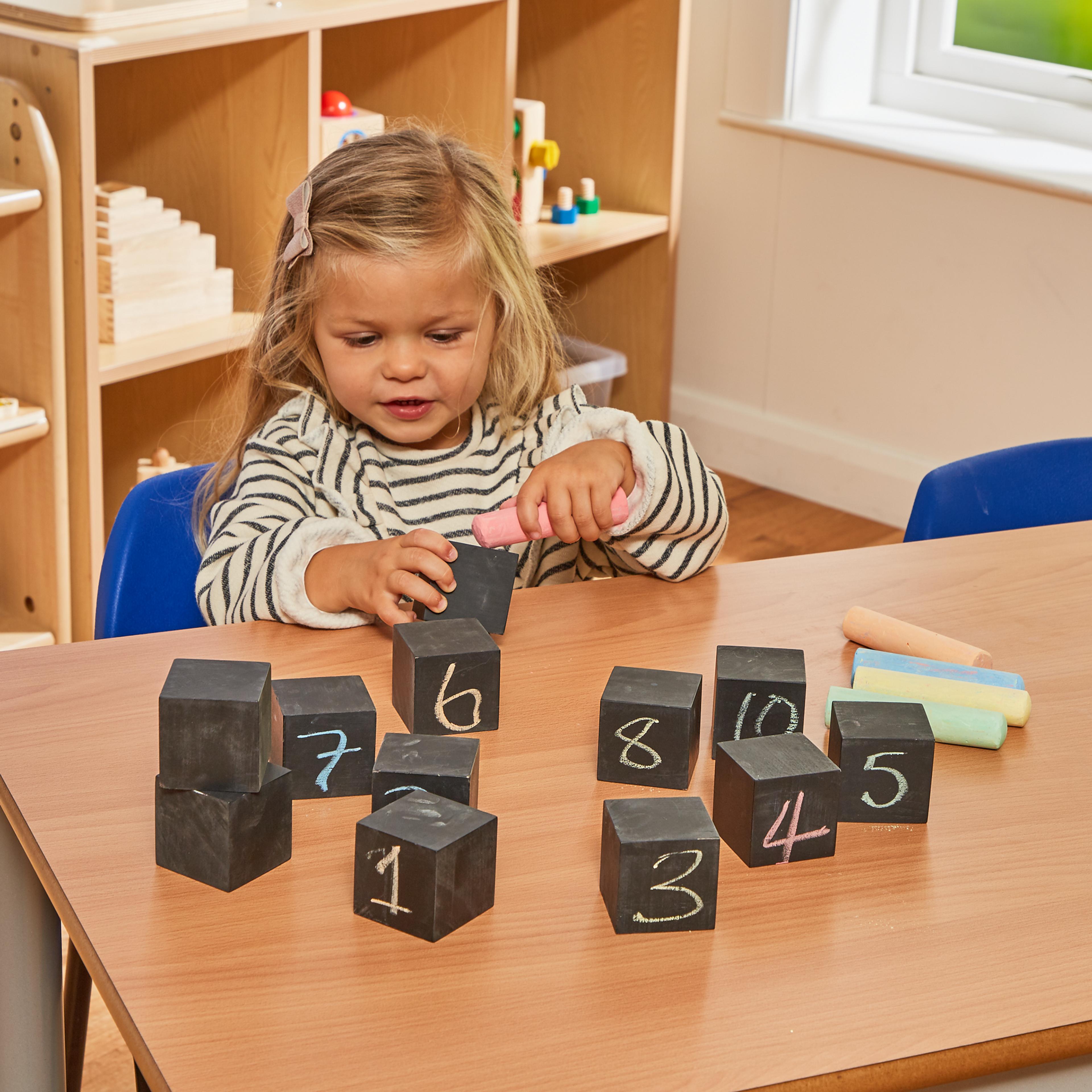 Chalkboard Cubes from Hope Education - Pack of 12