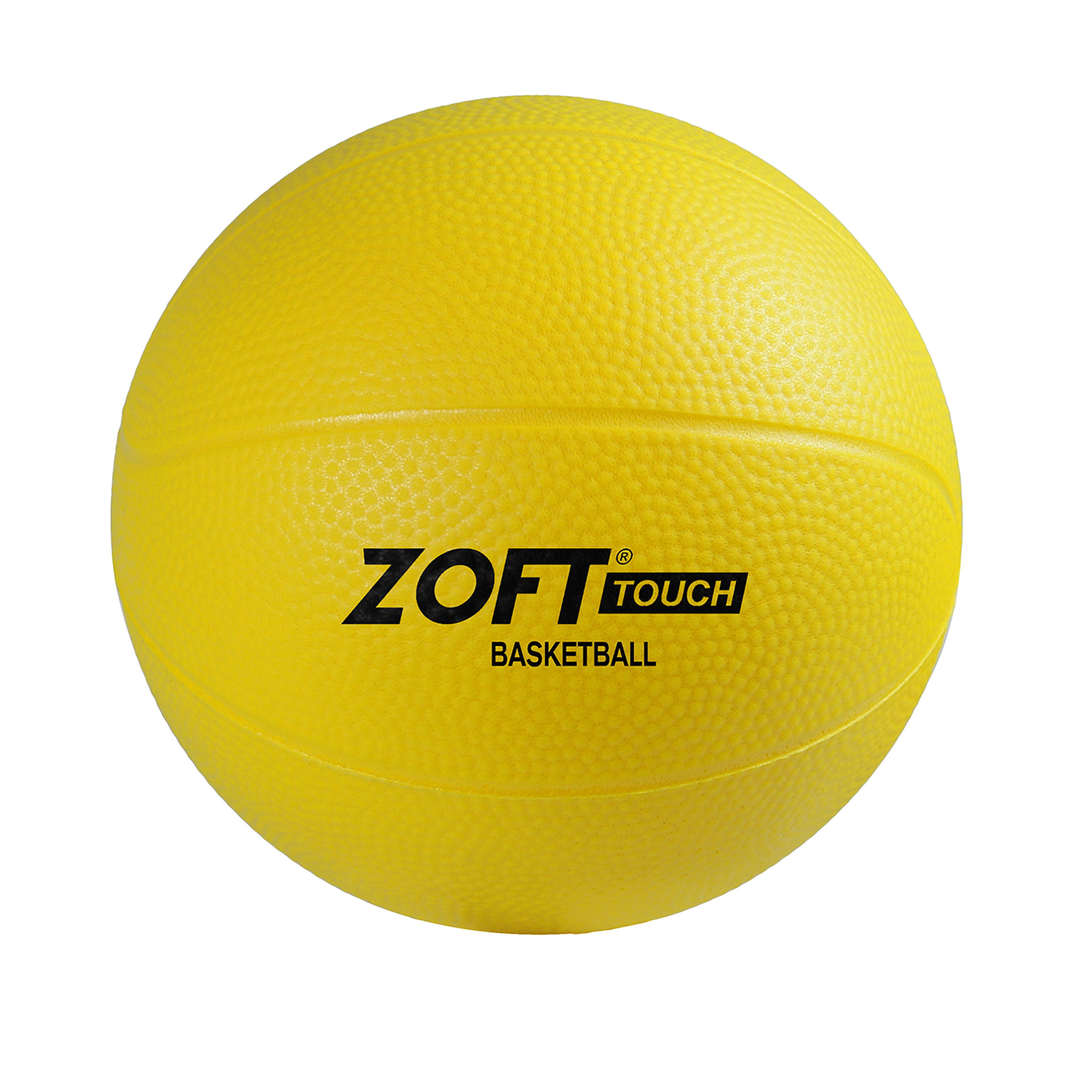Zoft Touch Basketball - Yellow - Size 4-5