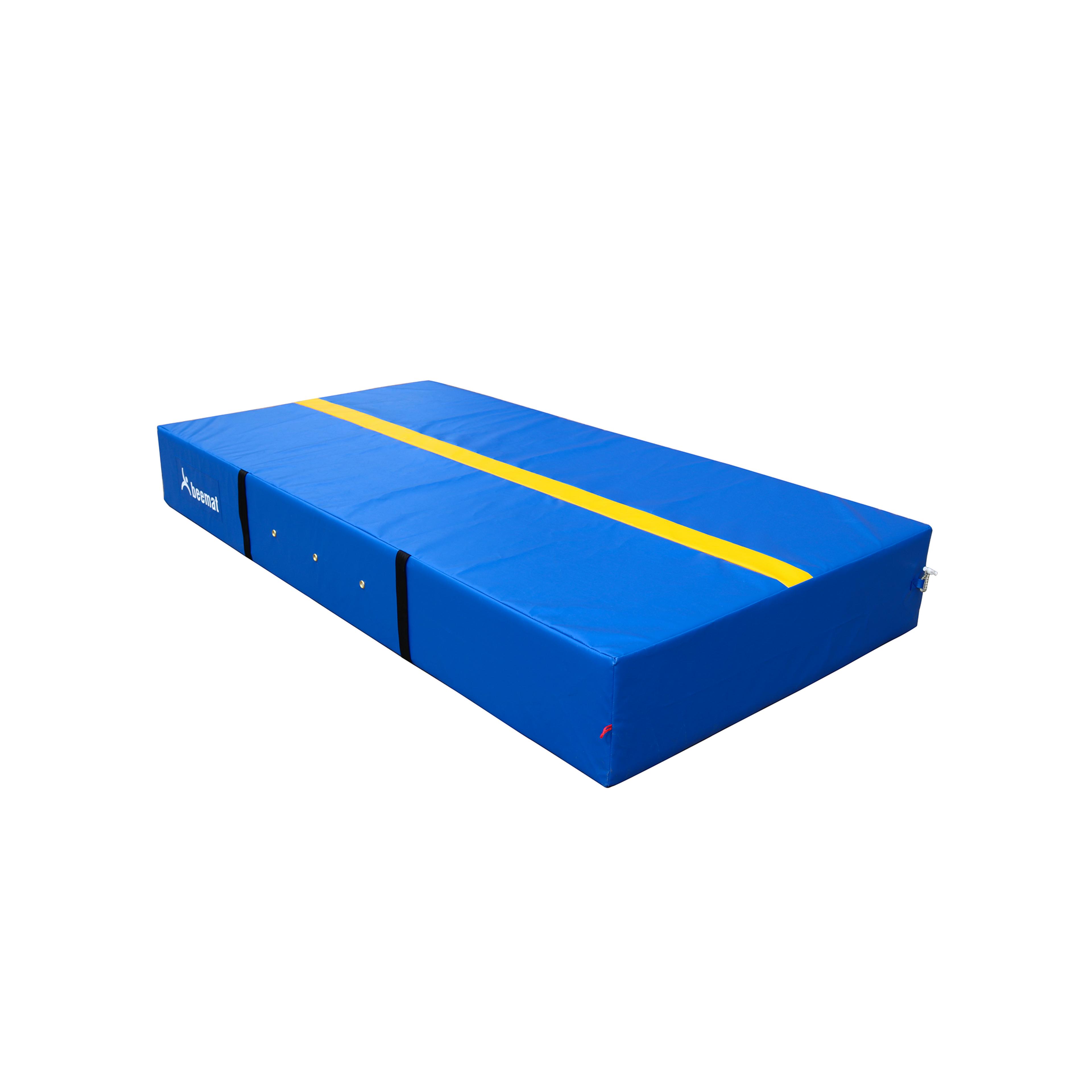 Beemat Alignment Safety Mattress - Blue - 8' x 4' x 10" (2.44m x 1.22m x 250mm)