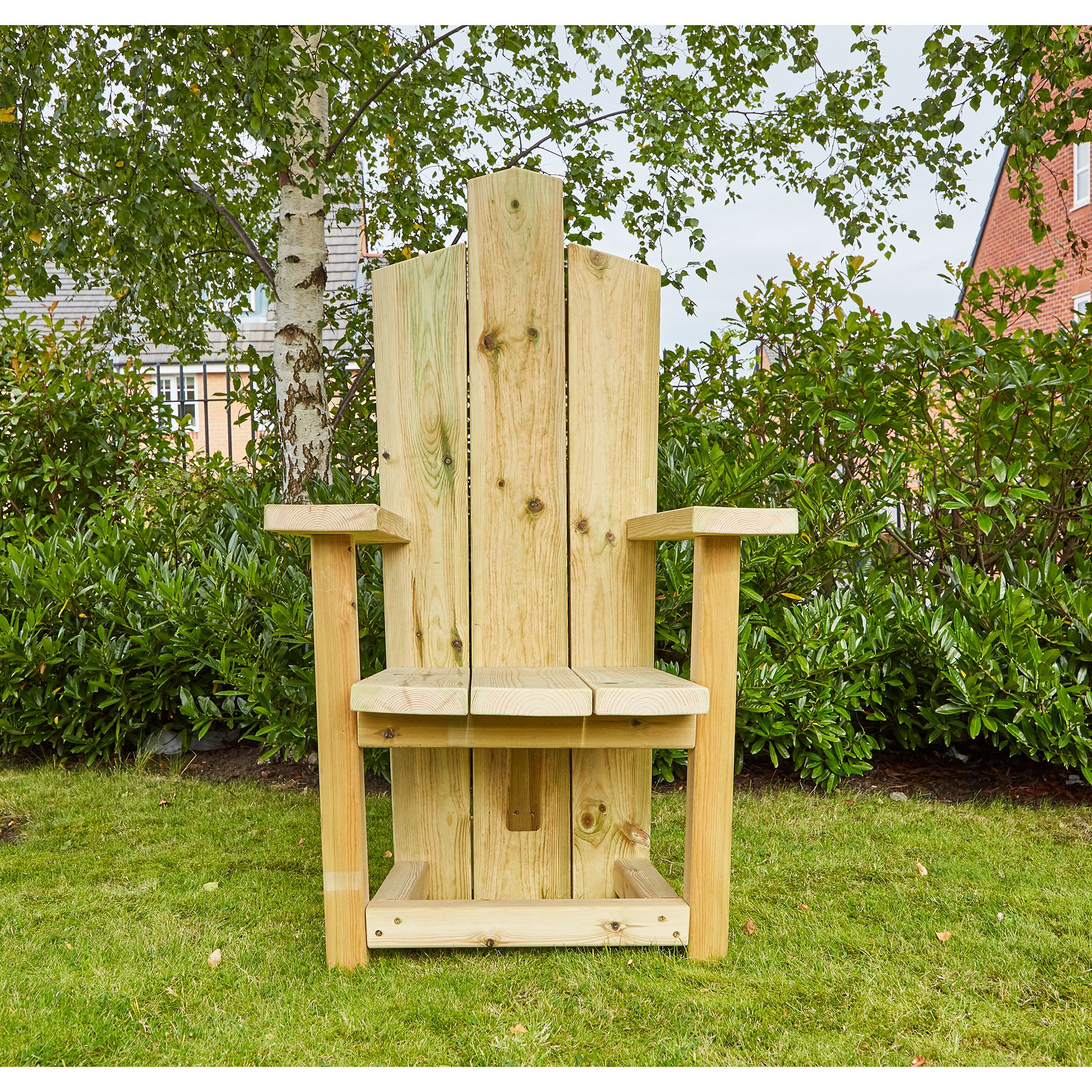 Garden deals throne chair