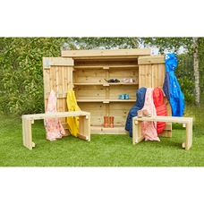 Coat and Wellie Storage Shed from Hope Education 