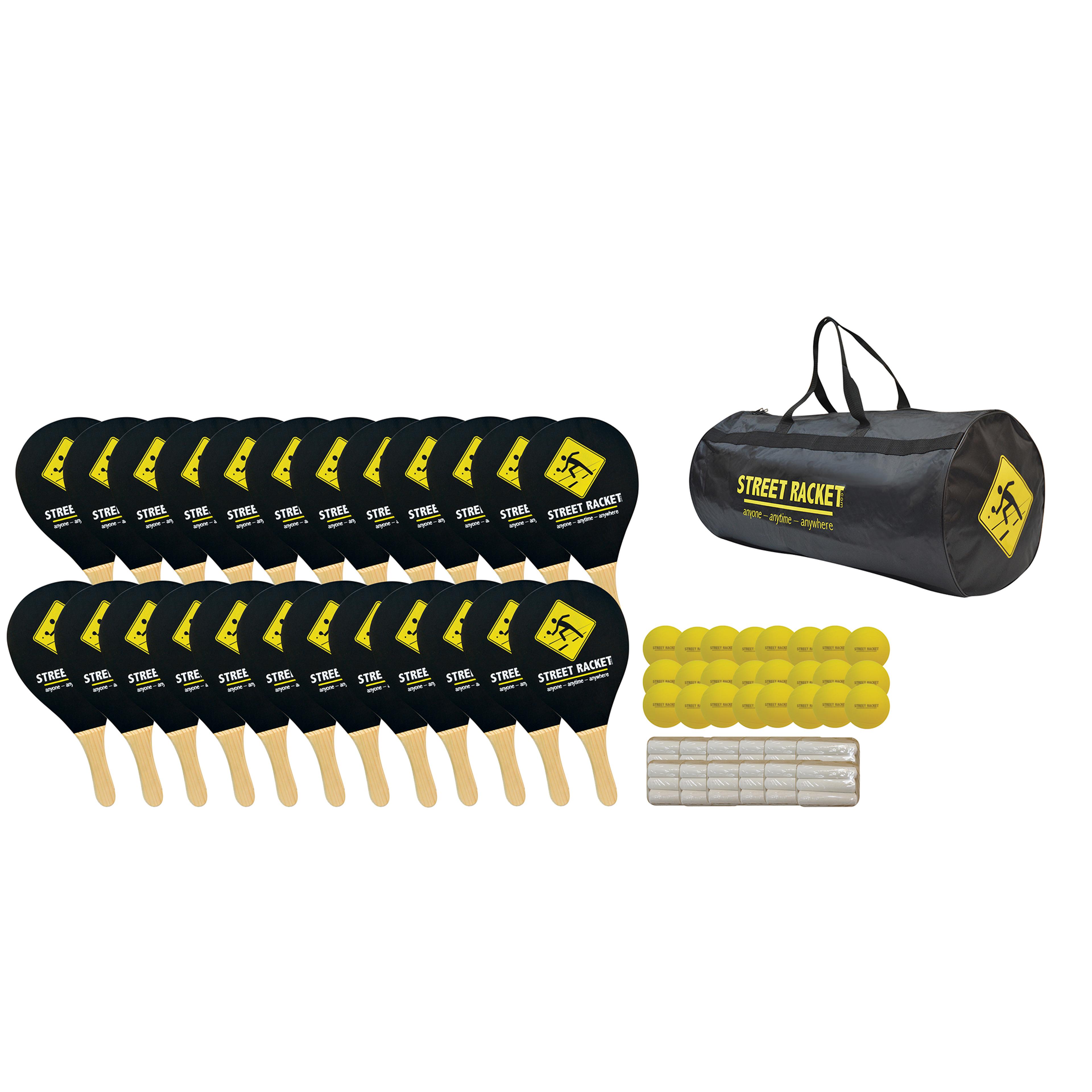 Street Racket School Set - Black/Yellow