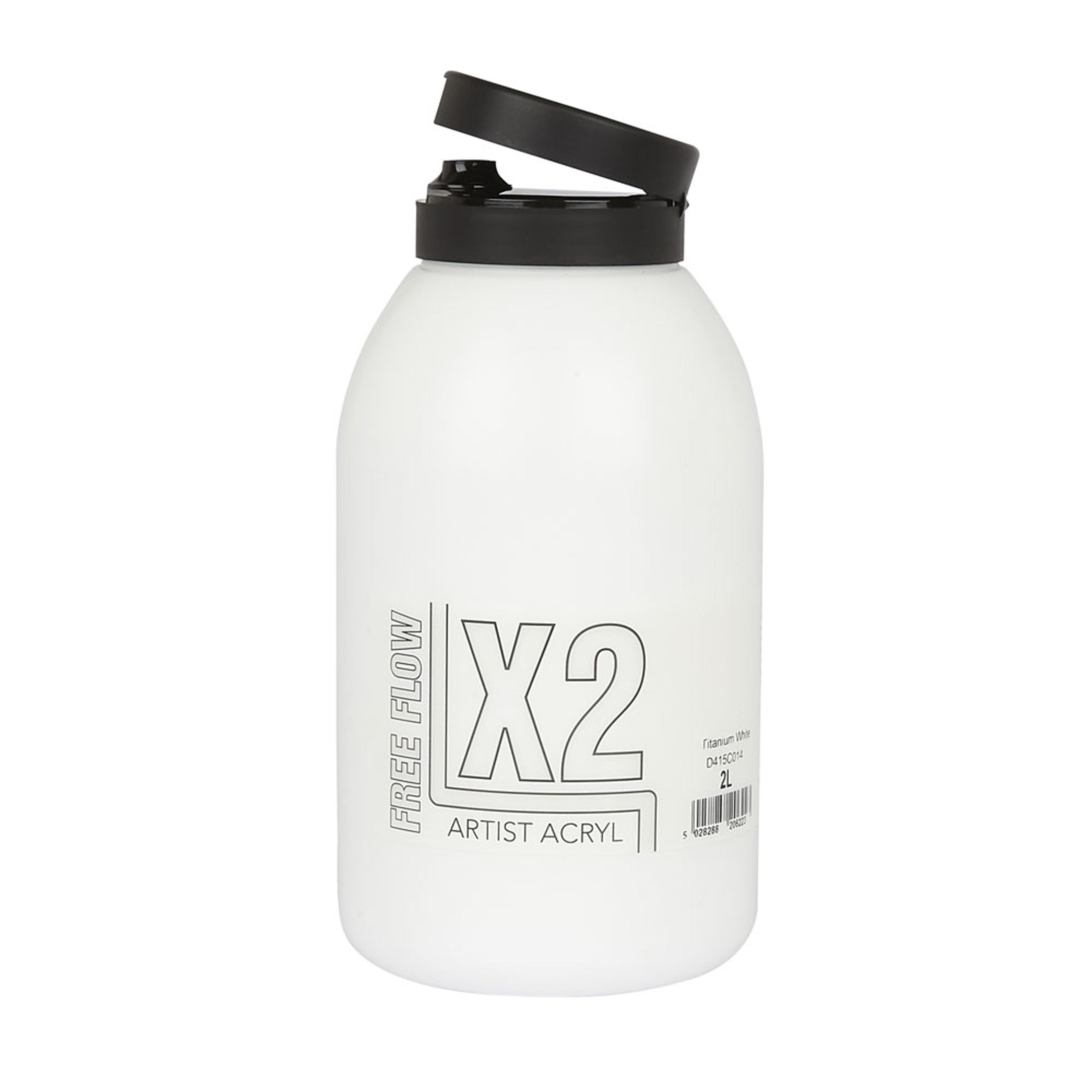 Specialist Crafts X2 Free Flow Acryl - Titanium White - 2L