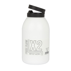X2 Free Flow Acryl - 2 Litre - Titanium White