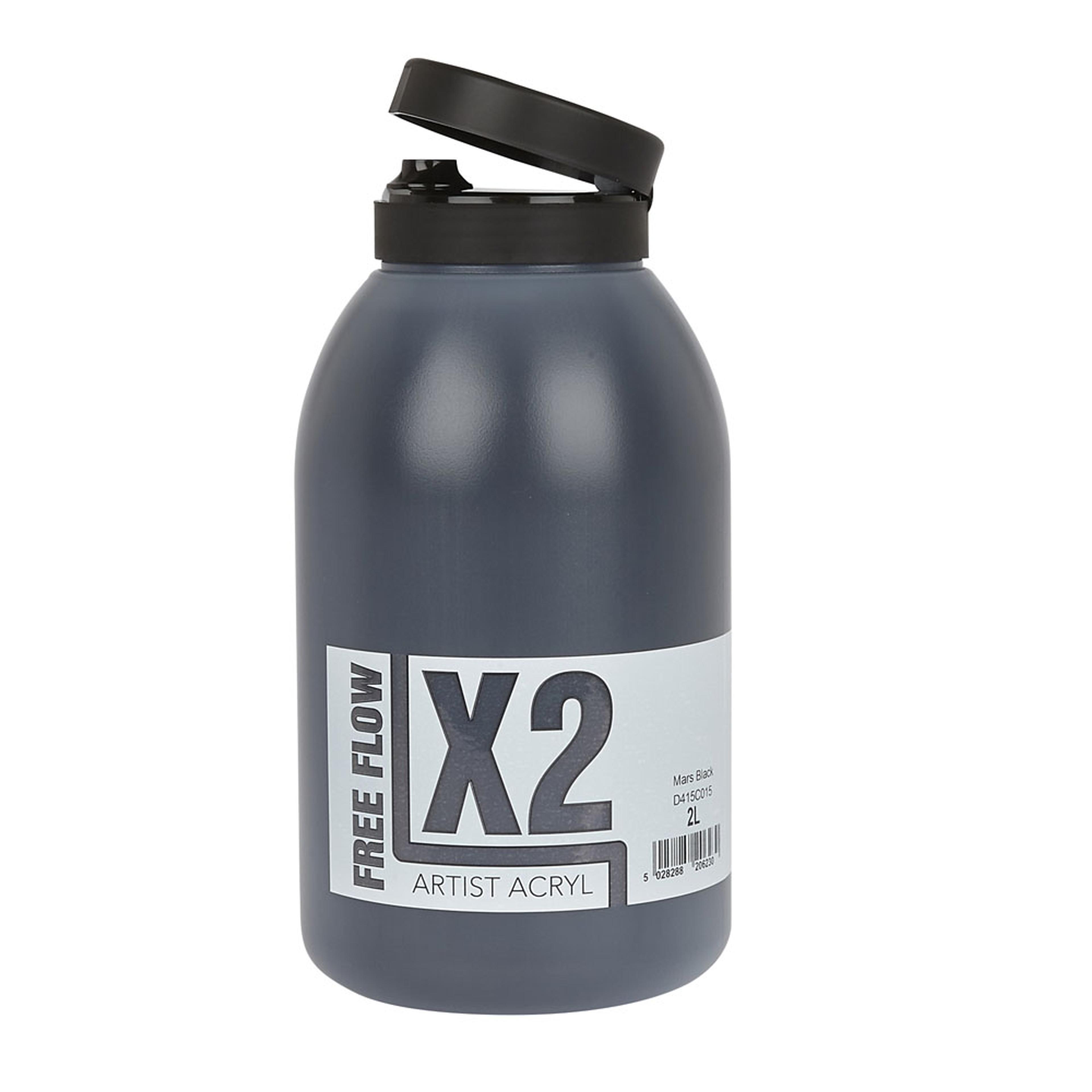 Specialist Crafts X2 Free Flow Acryl - Mars Black - 2L