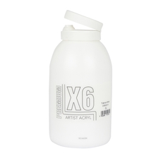 X6 Premium Acryl - 2 Litre - Titanium White