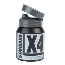 Specialist Crafts X4 Standard Acryl 500ml - Ivory Black