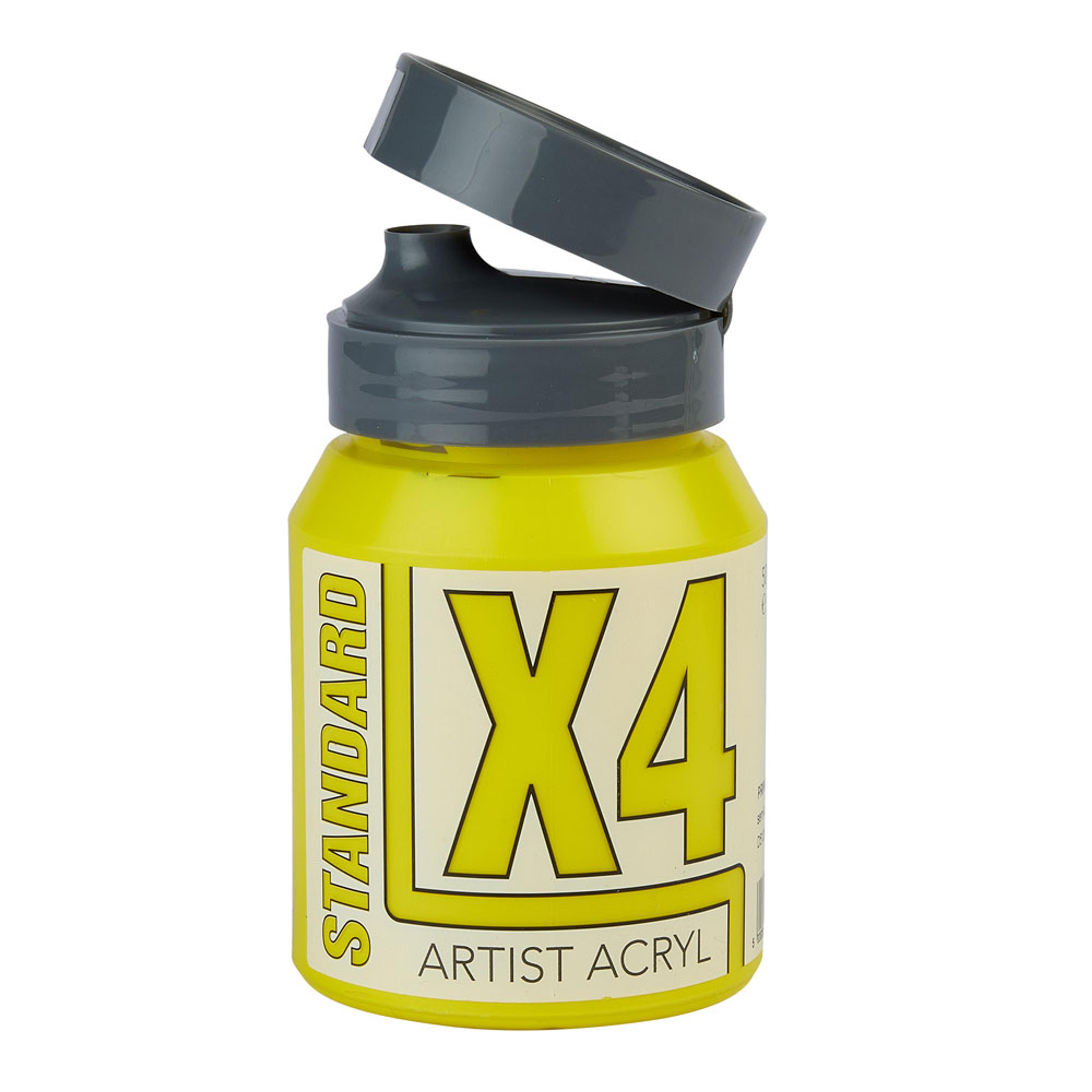 Specialist Crafts X4 Standard Acryl - Primary Yellow - 500ml