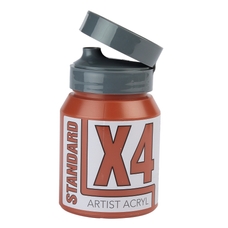 X4 Standard Acryl - 500ml - Burnt Sienna