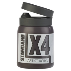 Specialist Crafts X4 Standard Acryl 500ml - Burnt Umber Brown