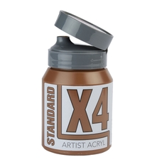 Specialist Crafts X4 Standard Acryl 500ml - Burnt Umber