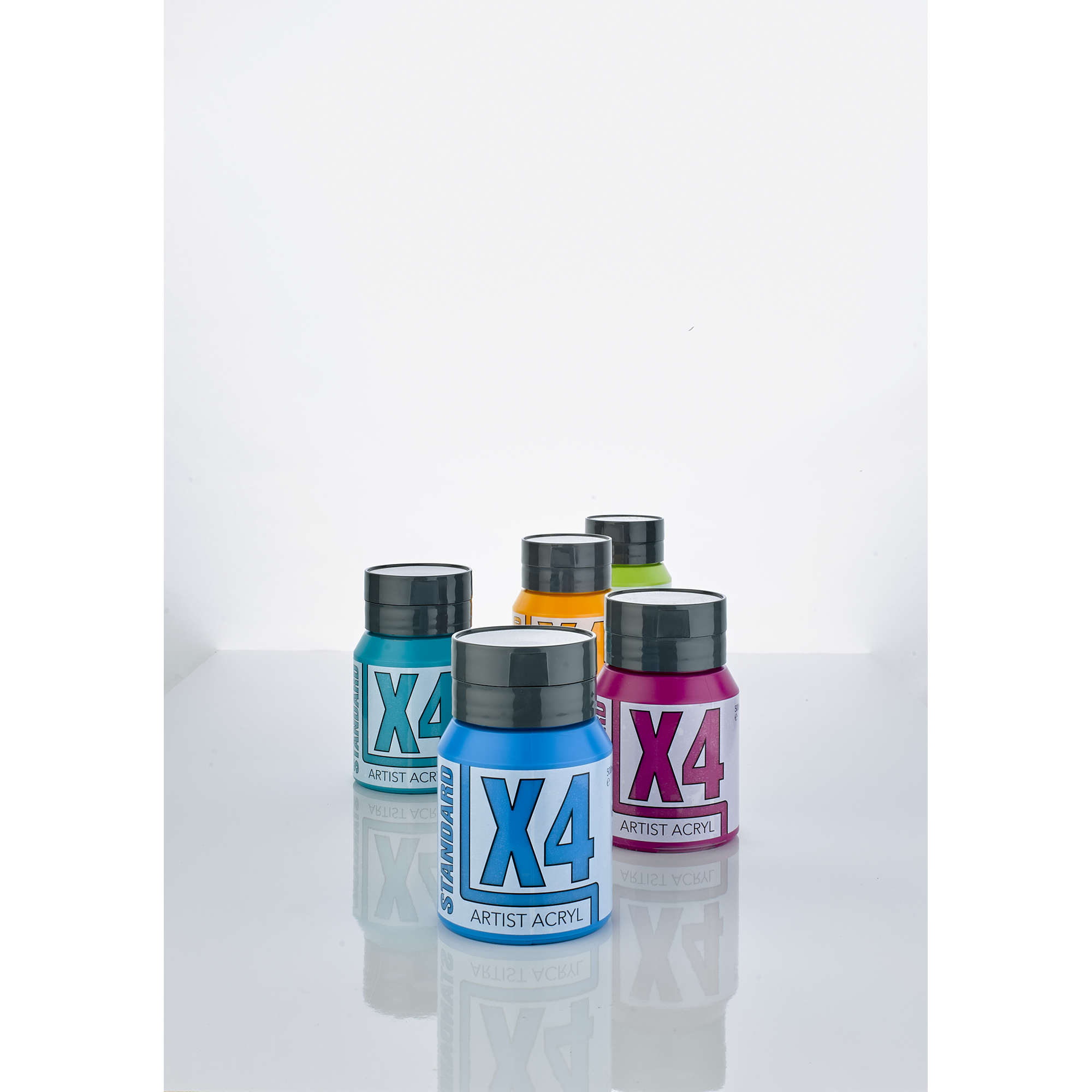 Sc X4 Standard Acryl 500ml Yellow Green