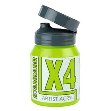 X4 Standard Acryl - 500ml - Yellow Green