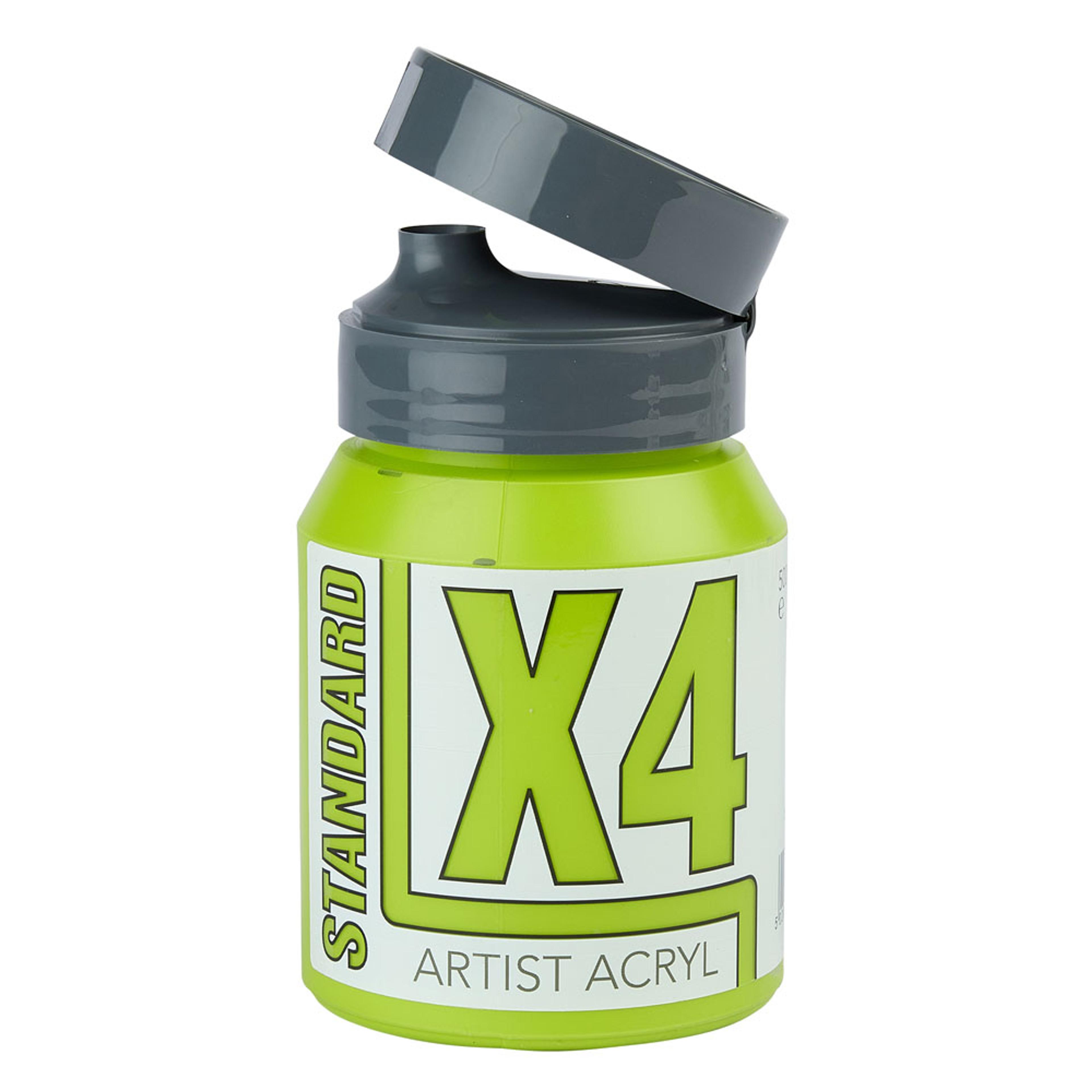 Specialist Crafts X4 Standard Acryl - Yellow Green - 500ml