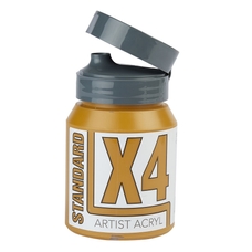 Specialist Crafts X4 Standard Acryl 500ml - Raw Sienna