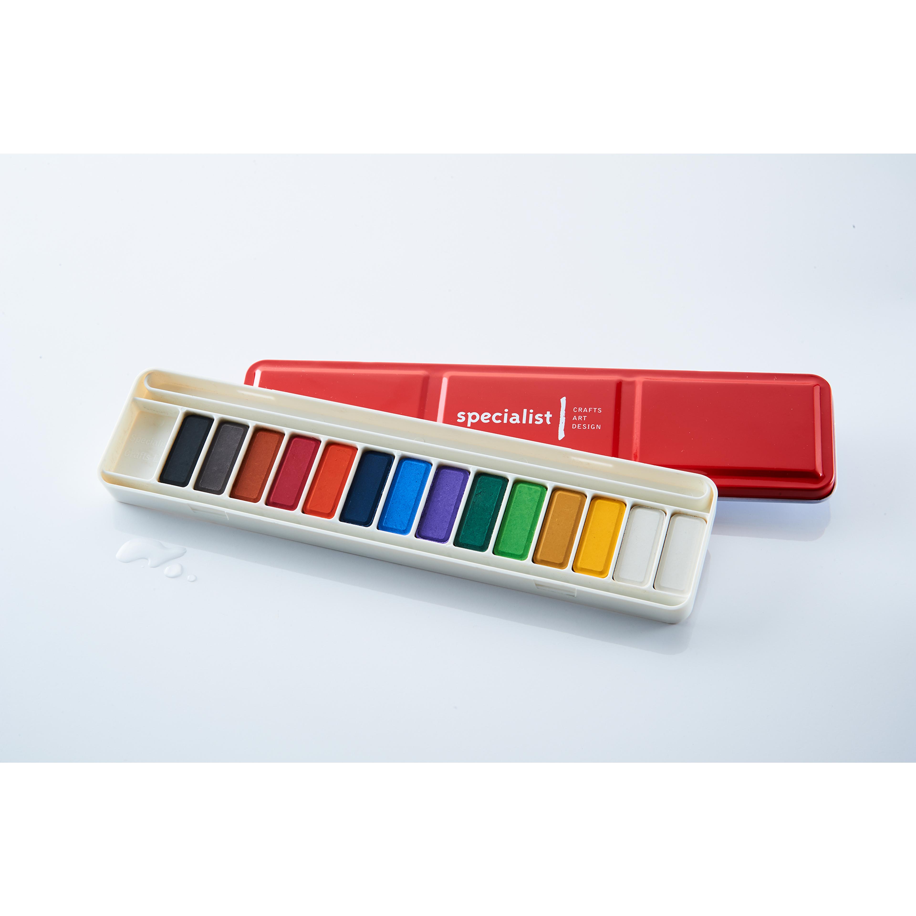 Specialist Crafts Watercolour Tablet Set of 14