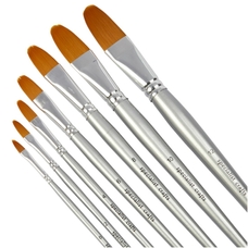 Specialist Crafts Student Filbert Synthetic WC Short Handled Set of 7