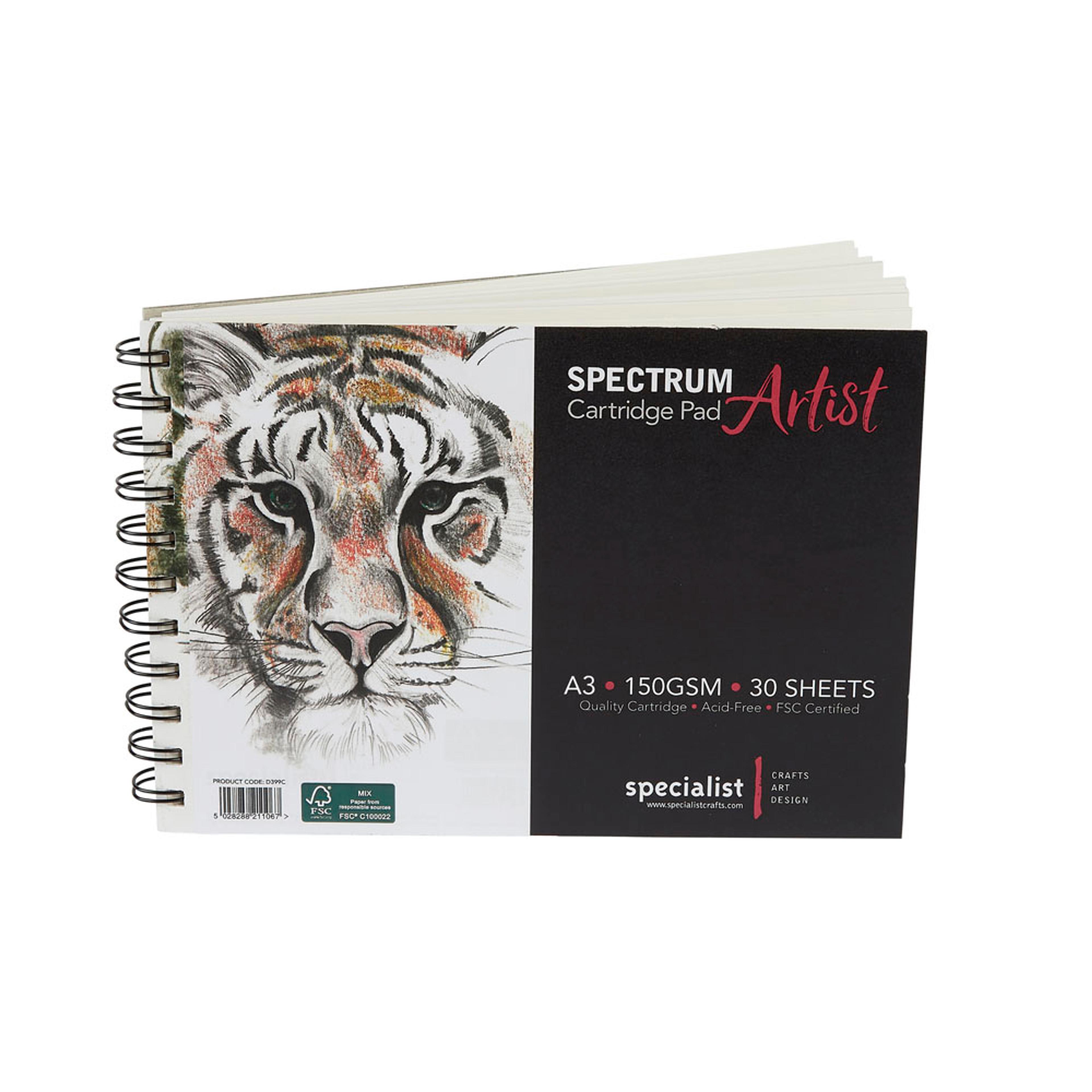 Specialist Crafts Artist Cartridge Pad - A3
