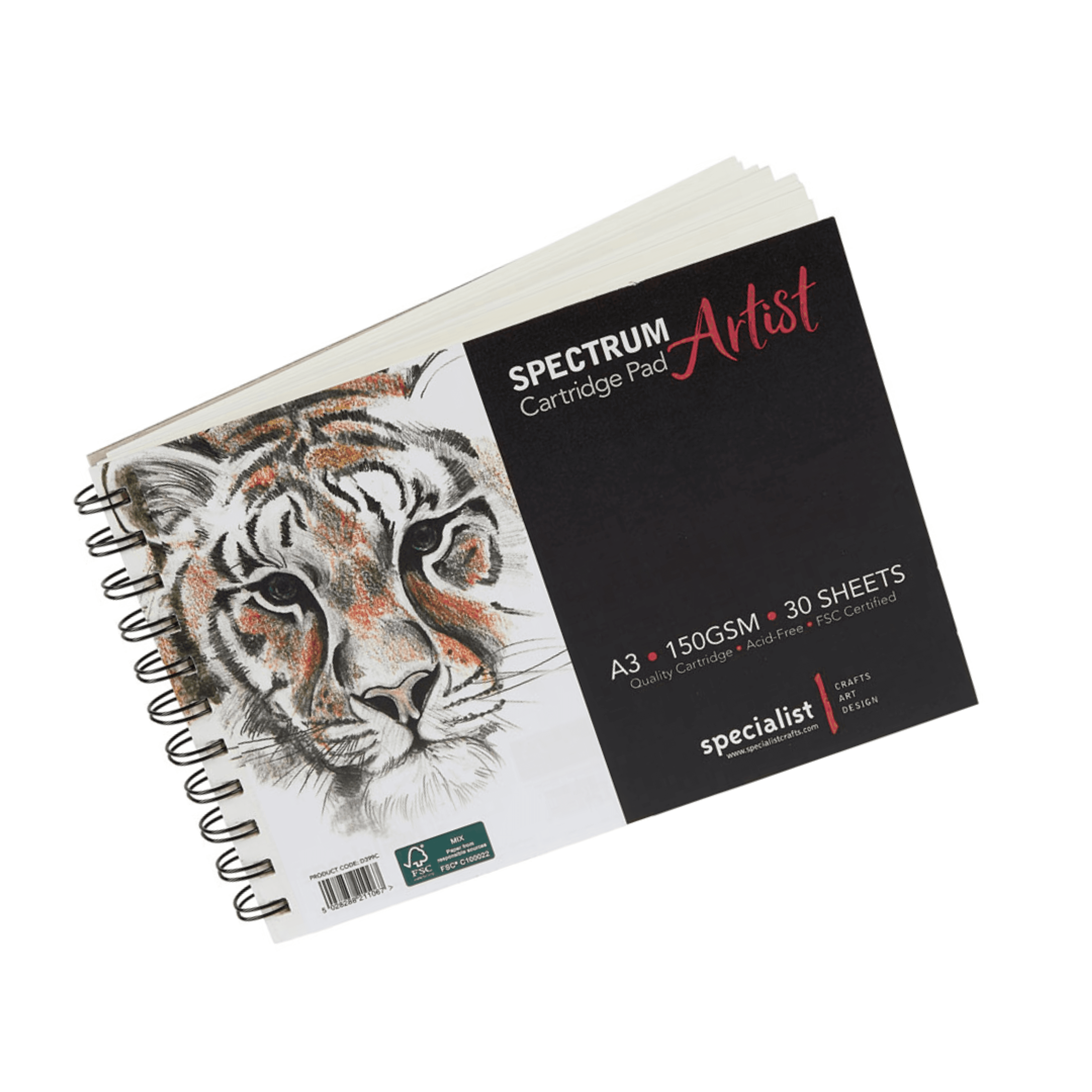 Specialist Crafts Artist Cartridge Pad - A3