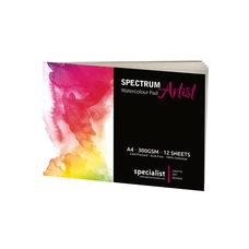 Specialist Crafts  Artist Watercolour Paper Pad - A4