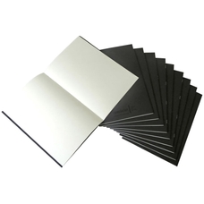 Specialist Crafts Black Stapled Sketchbooks - A4 - Pack of 10