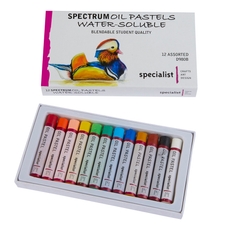 Specialist Crafts Spectrum Water-Soluble Oil Pastel -  Set of 12