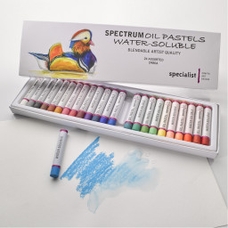 Spectrum Water-Soluble Oil Pastels - Pack of 24