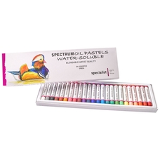 Specialist Crafts Spectrum Water-Soluble Oil Pastels - Set of 24