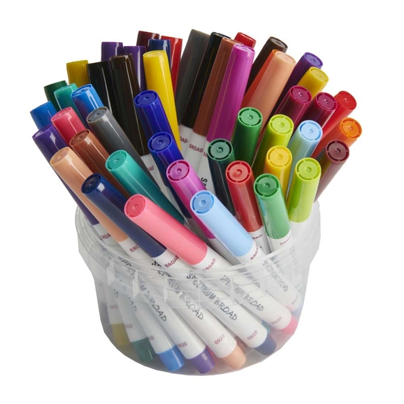 Rainbow Colours Jumbo Paint Markers (Pack of 6) Paints