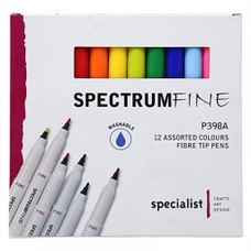 Spectrum Fine Felt Pens - Standard - Pack of 12